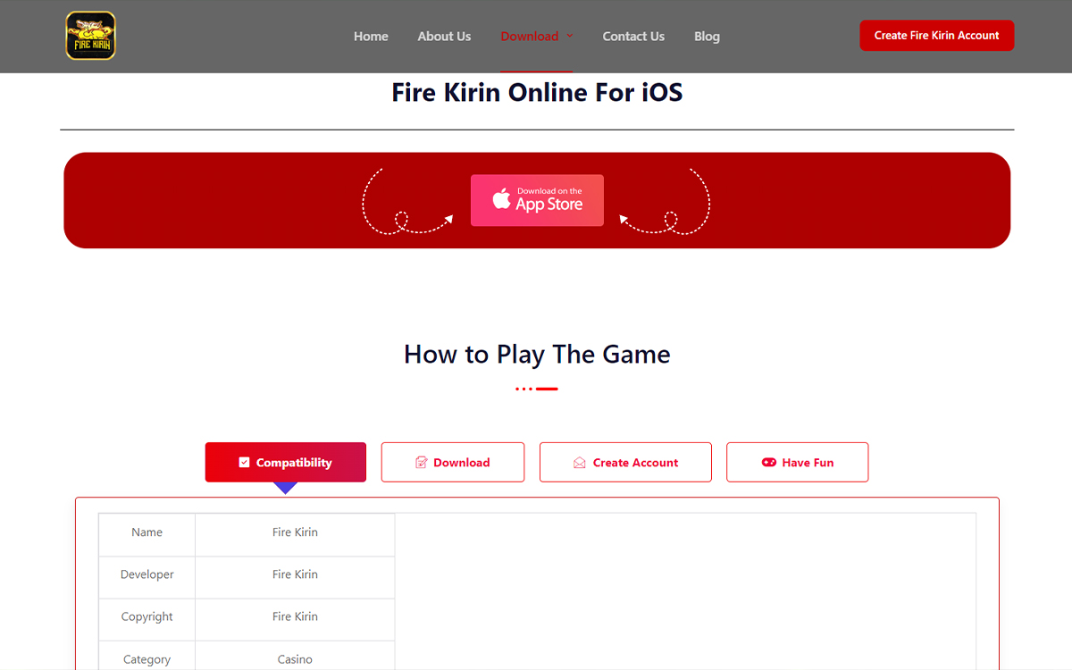 Fire Kirin Download for iOS